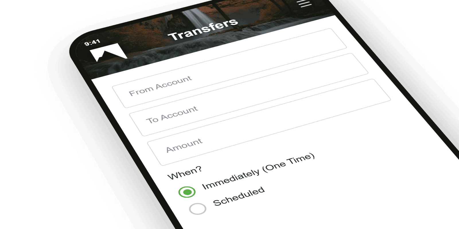 Quick transfer flow with recent recipients and pre-validated amounts.